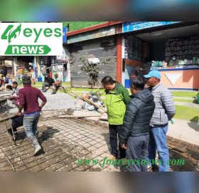 बागमती प्रदेश साझेदारी कार्यक्रमअन्तरगत सडक ढलान सम्पन्न