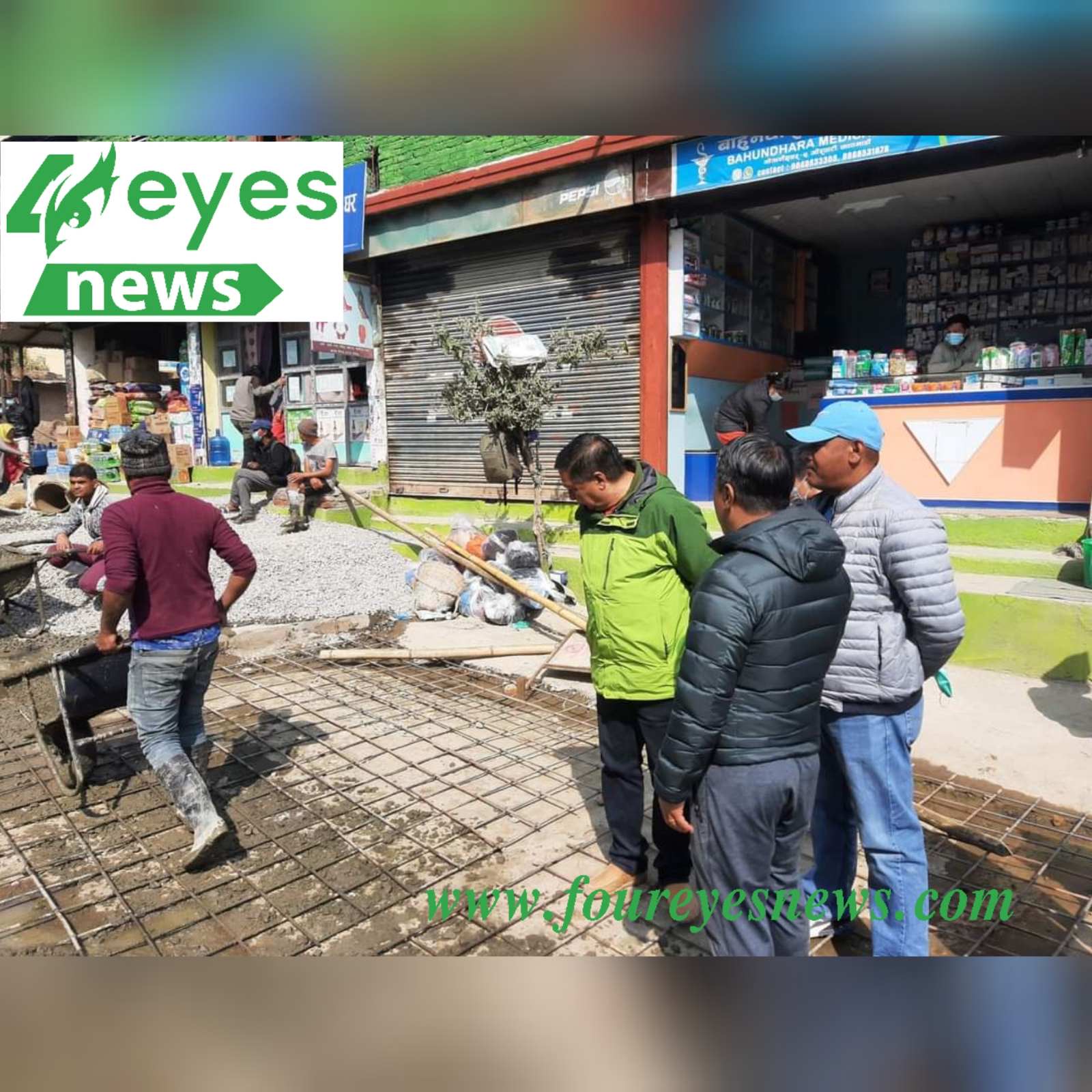 बागमती प्रदेश साझेदारी कार्यक्रमअन्तरगत सडक ढलान सम्पन्न