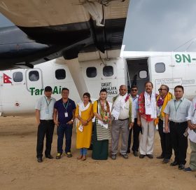 इलामको सुकिलुम्बा विमानस्थलमा उडान परीक्षण