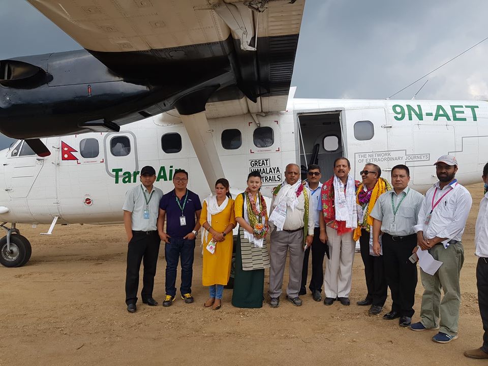 इलामको सुकिलुम्बा विमानस्थलमा उडान परीक्षण