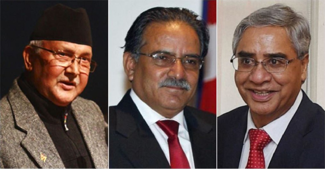 देउवा र प्रचण्डको सल्लाहमै ओलीलाई बालुवाटार बोलावट