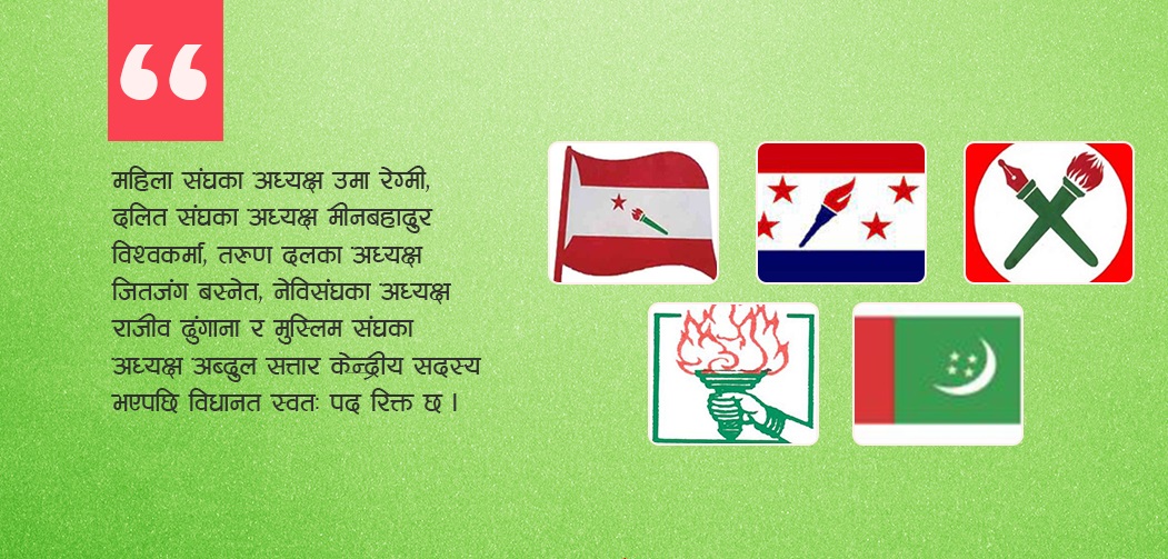 काँग्रेसका पाँच भ्रातृ संस्थामा नयाँ नेतृत्वको खोजी