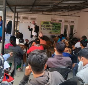 स्थानीय घरेलुु मौलिक तथा घरेलु उधोगहरुको स्त्तर वृद्धि र प्रचार प्रसार वजारिकरण कार्यक्रम सम्पन्न