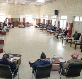 सानेपामा देउवाबिनै कांग्रेस पदाधिकारी बैठक