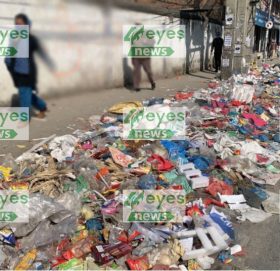 काठमाण्डाैकाे चाेक–चाेकमा थुप्रिएकाे फोहर व्यवस्थापन हुन एक हप्ता लाग्ने