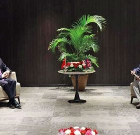 बीआरआई सम्झौता कार्यान्वयन गर्न वाङलाई ओलीको आग्रह