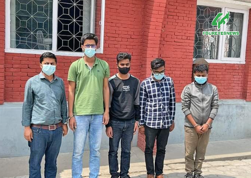 काठमाडौंको किस्ट कलेजमा प्रहरी छापा, ५ जना पक्राउ