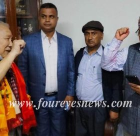 काठमाडौं-२४ का  वडाध्यक्षले   रोजे  माधव    केपी छाडे