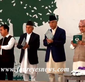 कांग्रेसको घोषणापत्र : सुत्केरीलाई ५ हजार भत्ता, किसानलाई २ प्रतिशत ब्याजमा ऋण