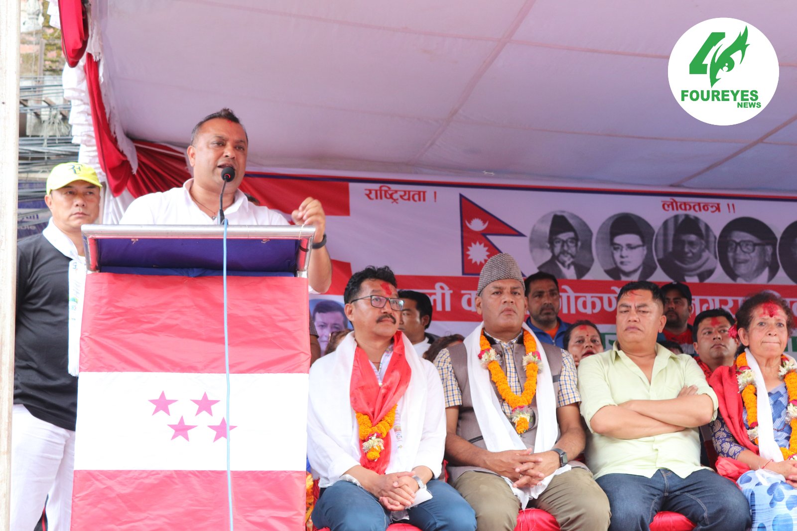 कांग्रेस महामन्त्री गगन थापाद्वारा गोकर्णेश्वर कांग्रेसलाई सम्बोधन