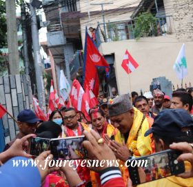 गोकर्णेश्वोर -५ मा कांग्रेस चुनाब प्रचारप्रसार