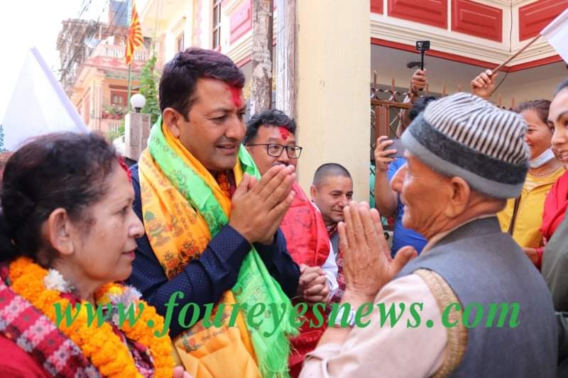 गोकर्णेश्वोर-६ मा कांग्रेस चुनाब प्रचारप्रसार