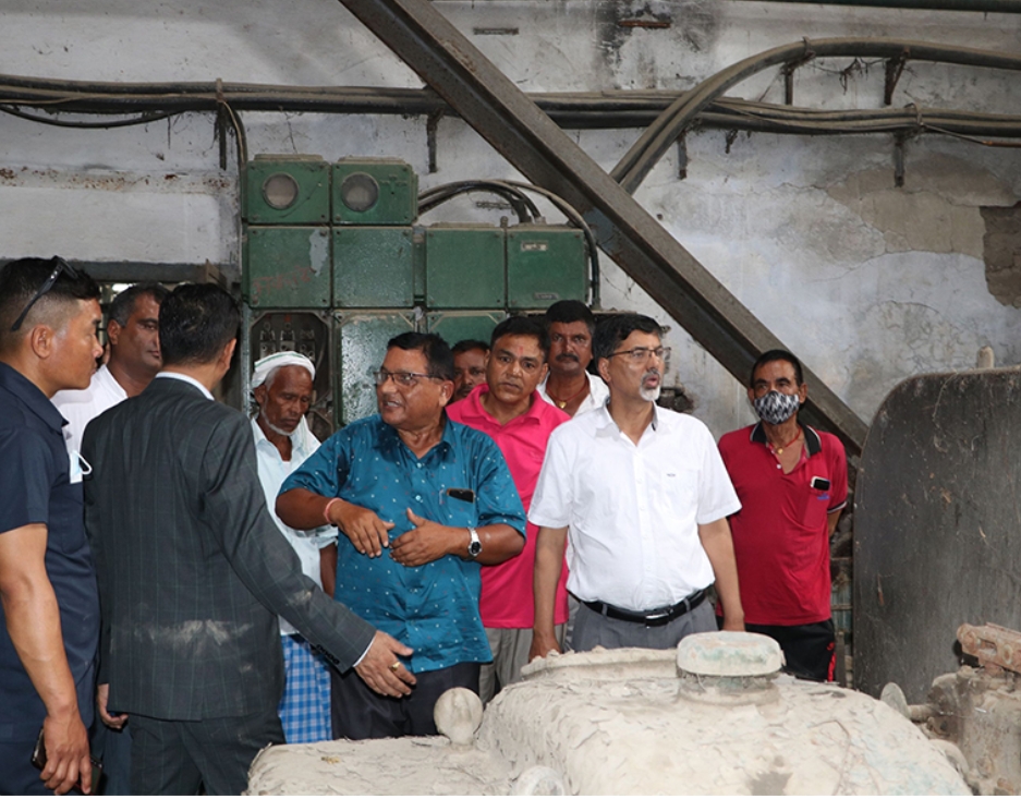 बन्द रहेको वीरगञ्ज चिनी कारखानामा अर्थमन्त्री