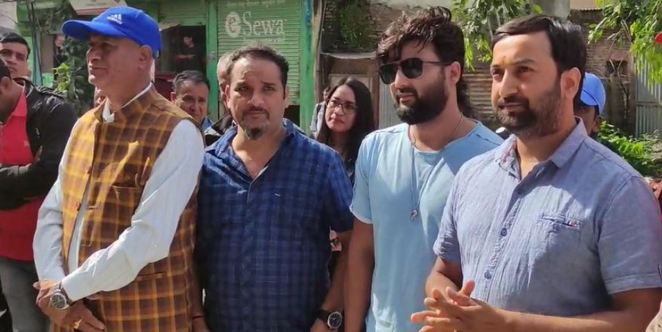 गगन थापाको निर्वाचन क्षेत्रमा इञ्जिनियर आकर्षण पोखरेलले गरे उम्मेदवारी घोषणा