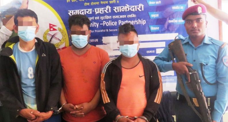 गोकर्णेश्वर ५ मा खुकुरी प्रहार गर्ने तीन जना पक्राउ