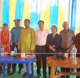 सशस्त्र प्रहरी सुरक्षा बल,सप्तरीका इन्स्पेक्टर किस्मान तामाङलाई  सम्मान सहित बिदाइ