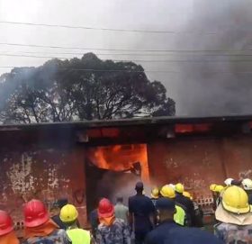 भृकुटीमण्डपको ह्वील चेयर गोदाममा आगलागी