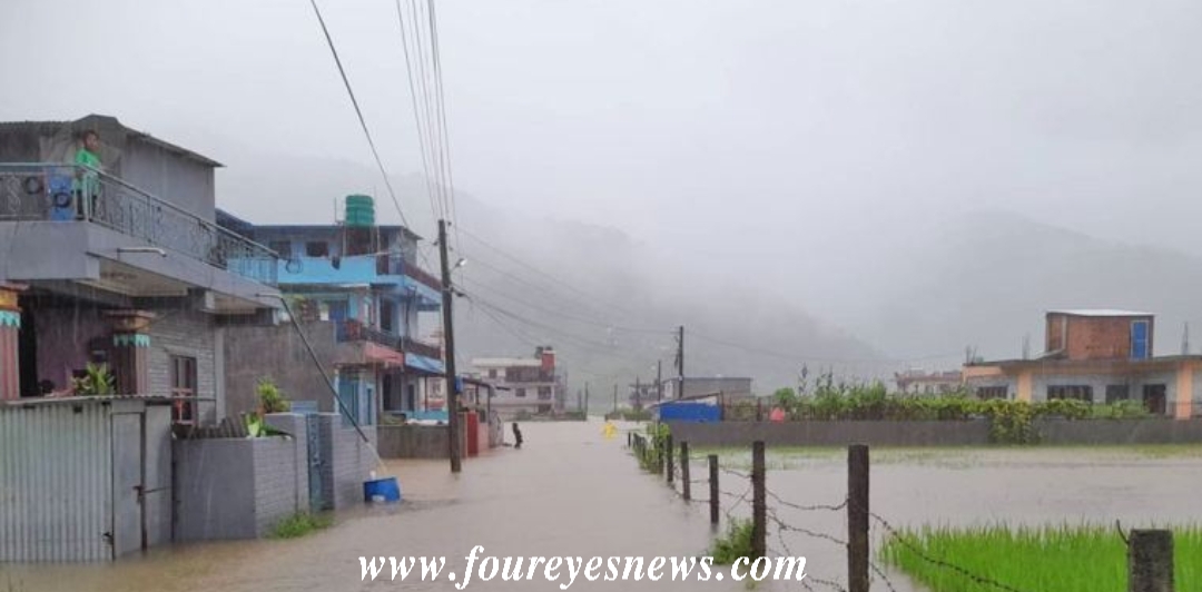 पोखरामा भारी वर्षा, १०० भन्दा बढी घर डुबानमा