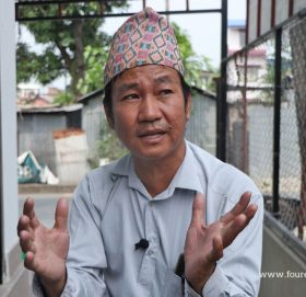 धरानका मेयर हर्क साम्पाङको कार्यकक्षमा तोडफोड