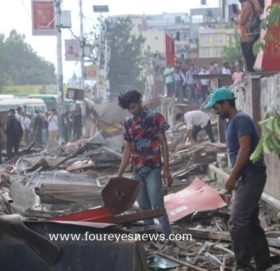 आरबी कम्प्लेक्समा पनि महानगरले चलायो डोजर