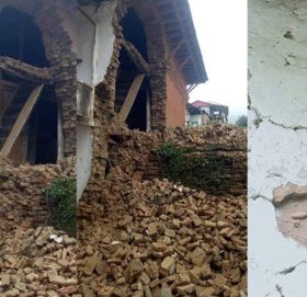 खोटाङ भूकम्प : विद्यालय र प्रहरीचौकी भवनसहित ४७५ घरमा क्षति