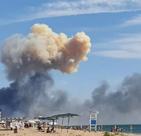 रुसको कब्जामा रहेको क्राइमियामा भीषण विस्फोट