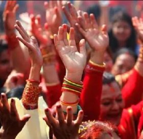 आज हरितालिका तीज मनाउदै