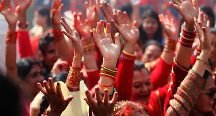 आज हरितालिका तीज मनाउदै