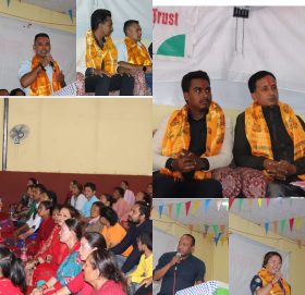 माइटी गरुडा च्यारिटेवल ट्रष्टद्वारा बडा दशै तथा शुभ दिपावलीको सुभकामना कार्यक्रम