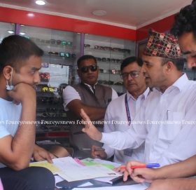 गोकर्णेश्वोर-५ द्वारा अस्पताल, क्लिनिक र औसधि पसल अनुगमन