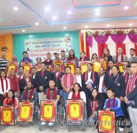 गो.न.पा. युवा खेलकुद विकास समितिद्वारा सम्मान तथा सुभकामना कार्यक्रम सम्पन्न