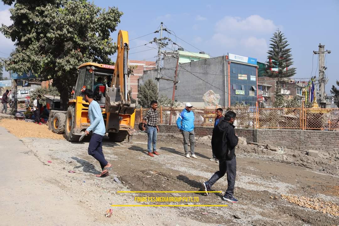 जनप्रतिनिधिद्वारा गोकर्नेश्वरको मुटु  जोरपाटी चोकलाई व्यवस्थित बनाउदै