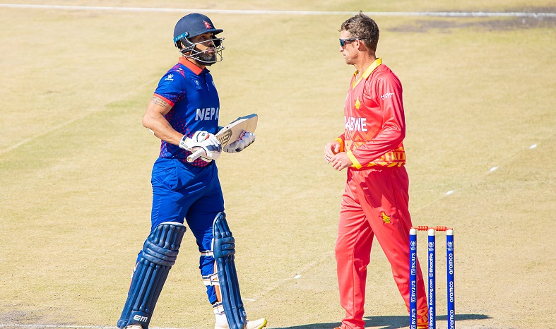 नेपाल जिम्बावेसँग ८ विकेटले पराजित :विश्व कप छनोट