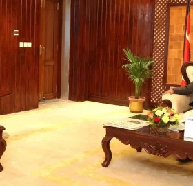 प्रधानमन्त्रीसँग संयुक्त राष्ट्र संघका उपमहासचिवको भेट