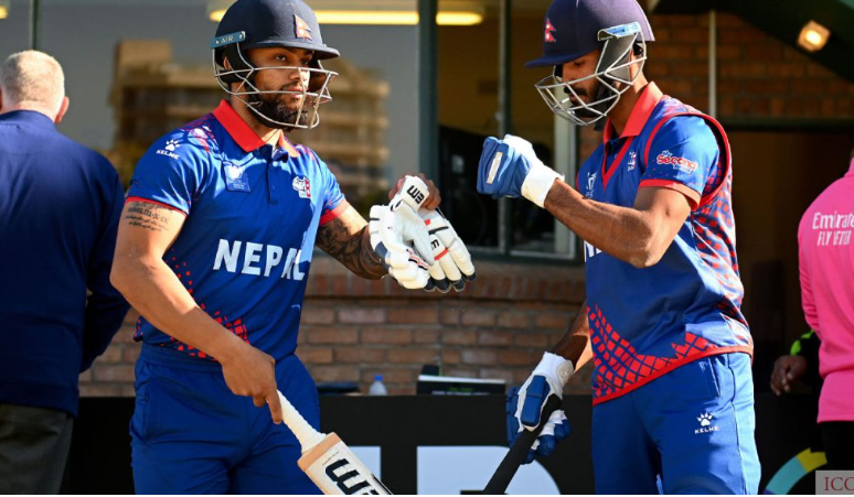 पाकिस्तान ए विरुद्ध ब्याटिङ गरेको नेपाललाई सुरुवाती झड्का