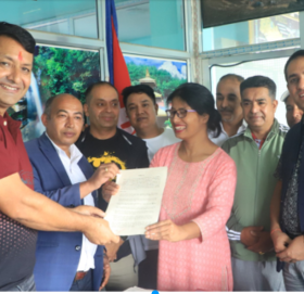 गोकर्णेश्वर नगरपालिकामा जापानबाट ल्याइएका साकुराका विरुवा रोप्ने सम्झौता,नगर क्षेत्रको सौन्दर्य बढाउन लागेको:नगर प्रमुख दिपक रिसाल