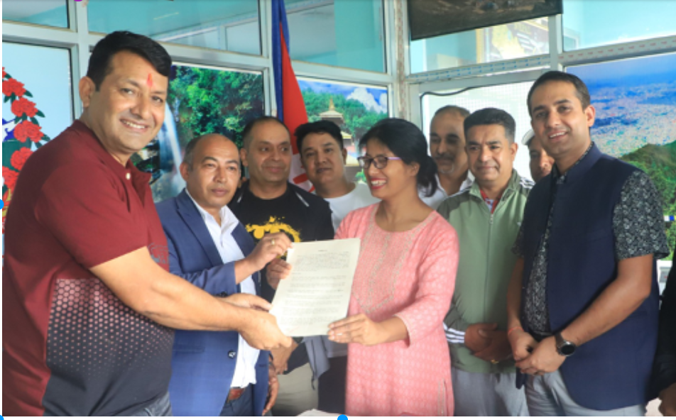 गोकर्णेश्वर नगरपालिकामा जापानबाट ल्याइएका साकुराका विरुवा रोप्ने सम्झौता,नगर क्षेत्रको सौन्दर्य बढाउन लागेको:नगर प्रमुख दिपक रिसाल