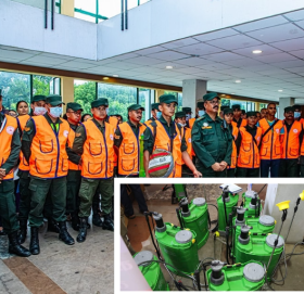 काठमाडौँ  महानगरले डेङगु रोग फैलन नदिने लामखुट्टेको लार्भा नष्ट गर्न नेपालमै पहिलो पटक जैविक औषधि प्रयोग गर्दै