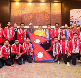 नेपाली क्रीकेट टोलिलाई क्यानले चिनमा हुने एसिएन गेम्सको लागि बिदाई गर्यो