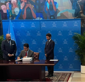 नेपालद्वारा बायो डाइभर्सिटी बिओण्ड नेशनल जुरिडिक्सन (बीबीएनजे) सम्झौतामा हस्ताक्षर