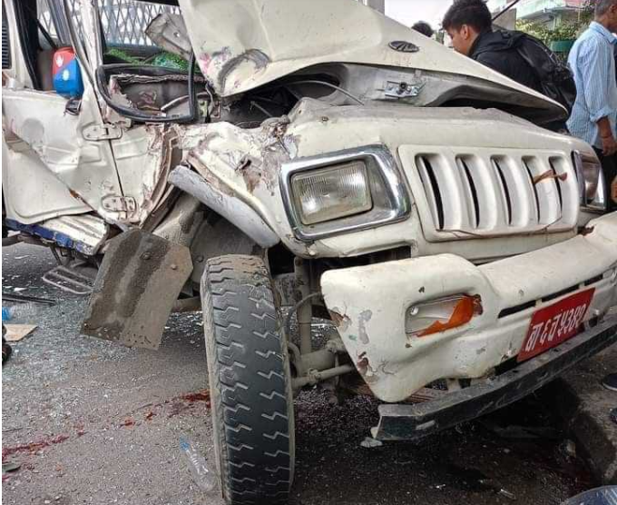 पेप्सीकोलामा दुर्घटना अपडेट :  २ जनाको मृत्यु, १२ घाइते