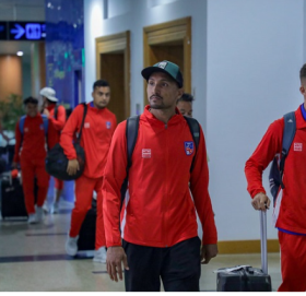 मैत्रीपूर्ण फुटबलका लागि नेपाली टोली म्यानमार पुग्यो