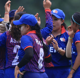 महिला टी–२० विश्व कप एसिया क्षेत्र छनोटको फाइनलमा पुग्न थाइल्यान्डले नेपाललाई दियो १ सय ६ रनको लक्ष्य