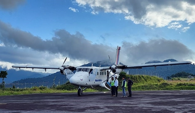झण्डै तीन महिनापछि ताप्लेजुङ–काठमाडौं उडान शुरु