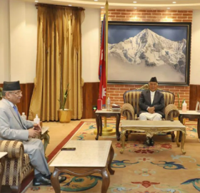 राष्ट्रपति र प्रधानमन्त्रीबीच भेटवार्ता