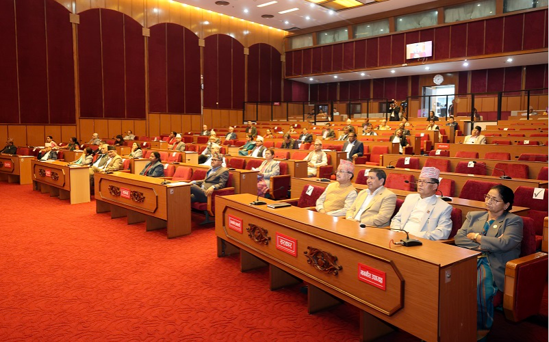 राष्ट्रियसभाबाट शोक प्रस्ताव पारित