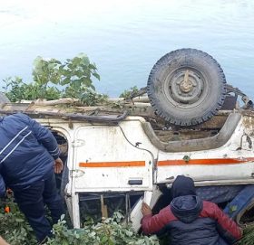 रुकुम पश्चिममा जीप दुर्घटना हुँदा २२ जना घाइते