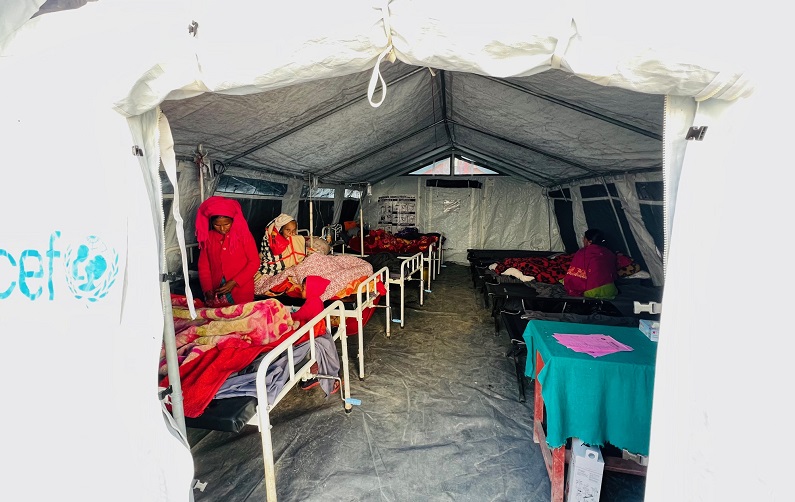 भूकम्प प्रभावित क्षेत्रमा चिसोको मार