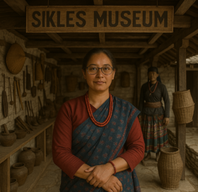 महिलाले सम्हालेको सिक्लेस संग्रहालय
