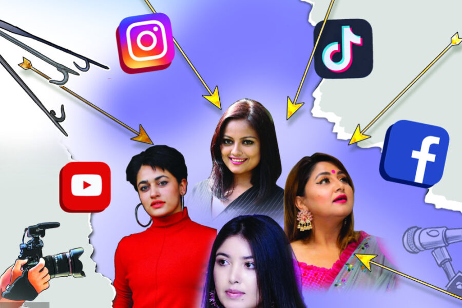 महिला कलाकारमाथि डिजिटल हिंसा : किन चुपचाप छन् फिल्मकर्मीका संस्था ?